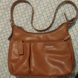 Small leather handbag